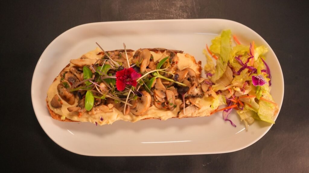 Hummus & Mushroom on Toast - Earthy, Creamy, Effortlessly Comforting